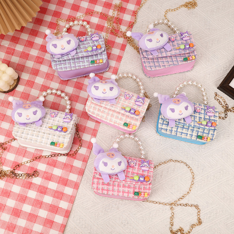 New children's handbag, girls' crossbody bag, cute princess mini coin purse, birthday gift for little girls details Picture