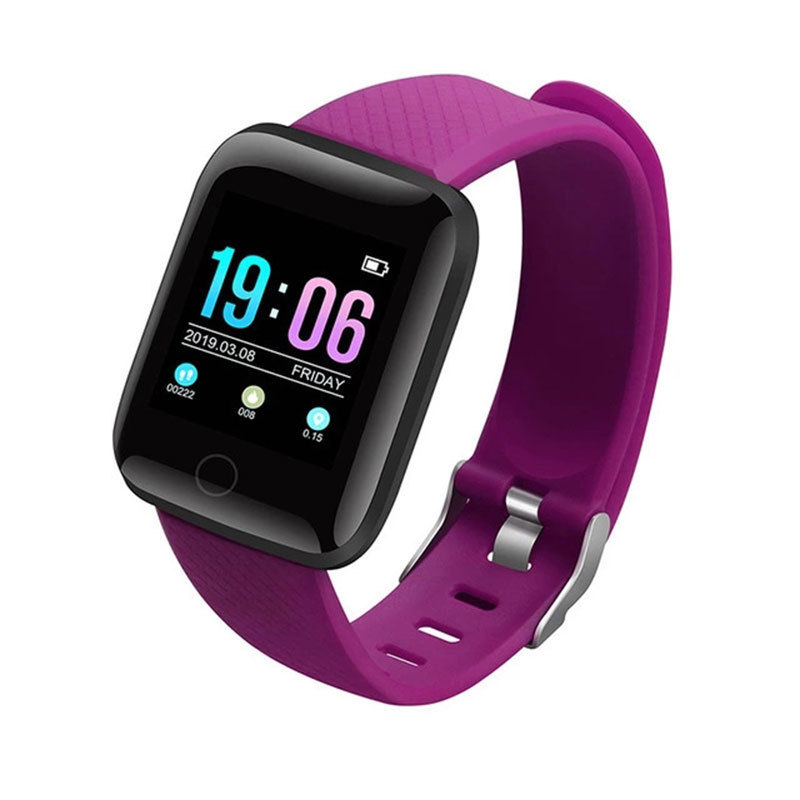 116plus Color Screen Smart Bracelet: Heart rate monitoring, blood pressure monitoring, blood oxygen information push, waterproof Bluetooth step-counting bracelet Application Scenario