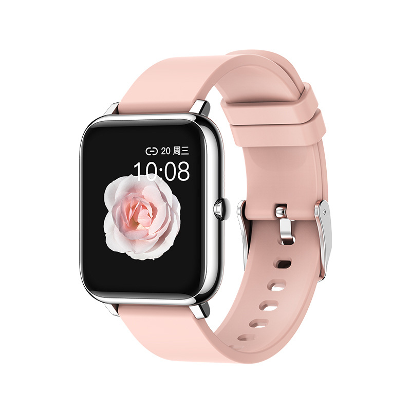 Baiyimei P22 smart bracelet, 1.4-inch, heart rate and blood pressure measurement, music control, step-counting smart watch, cross-border details Picture