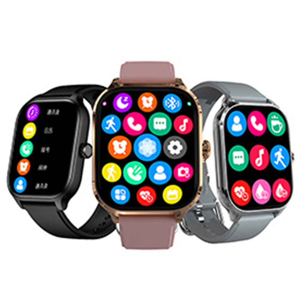 The new cross-border H9 smartwatch features Bluetooth calls, heart rate, blood oxygen, blood pressure message alerts, and exercise reminders details Picture