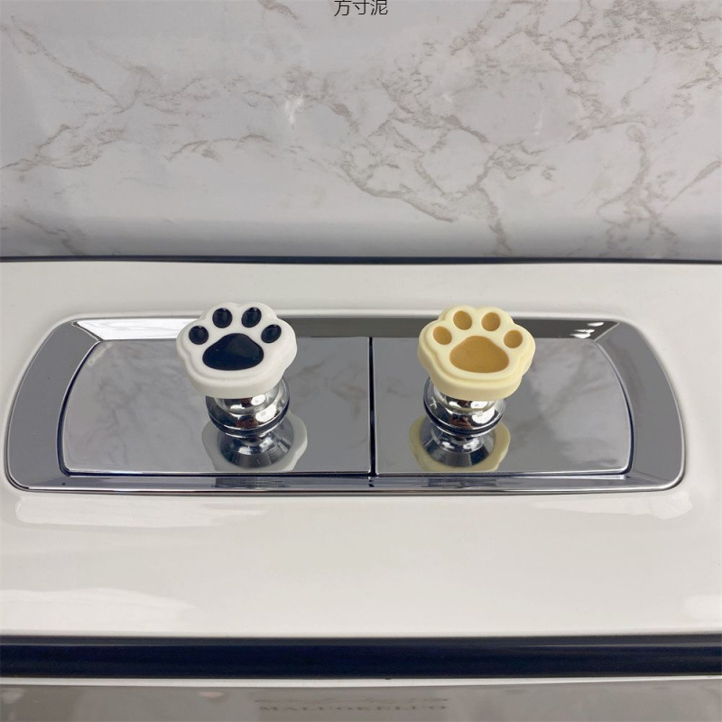 Toilet press cat paw nail art nail unblocking special water tank button auxiliary key bathroom flush switch wholesale Application Scenario