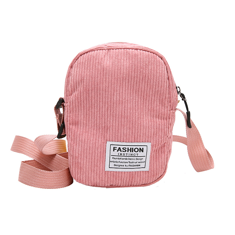 2022 Autumn/Winter new Japanese InS-style single-shoulder bag, crossbody bag, corduroy bag, mini phone bag, loose change bag Item Picture