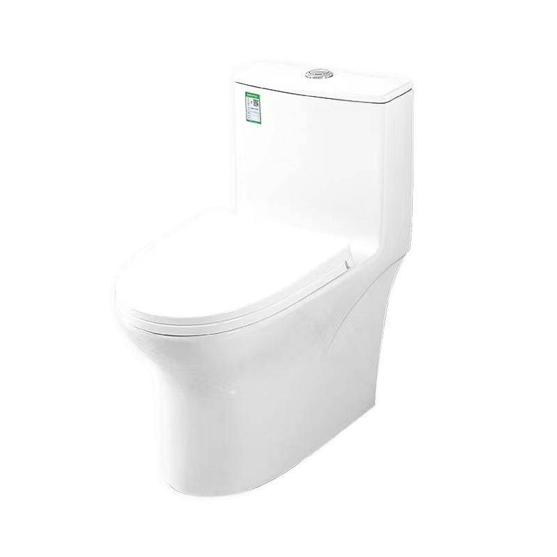 Large-diameter siphonic toilet, anti-odor toilet, bathroom, small-sized toilet, water-saving household toilet Item Picture