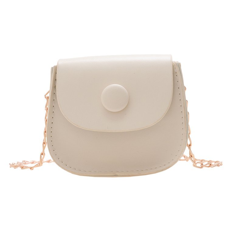 2023 Casual Kids, cute decorative small crossbody bag for children, simple solid-color chain small leather bag for girls Item Picture