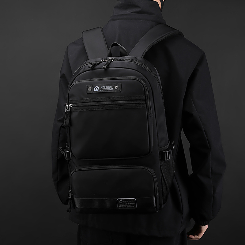 WEPOWER's new men's casual backpack, commuter laptop bag, and large-capacity business trip backpack Specification drawing