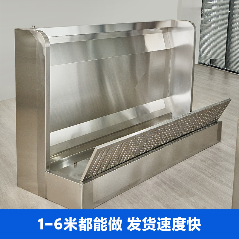 Stepping stainless steel urinals, standing urinals, public toilets, school and hospital floor-standing urinals manufacturers Specification drawing