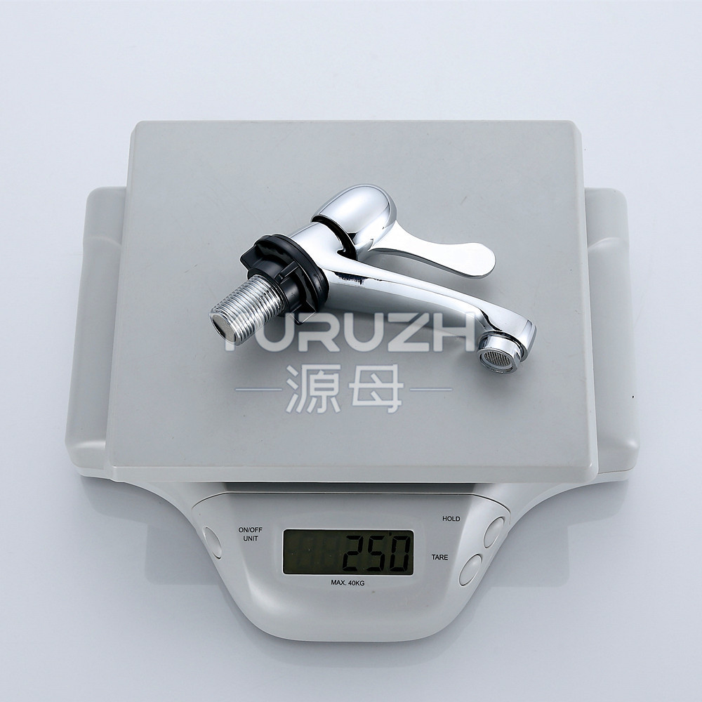 Brass body vertical single cold water washbasin faucet, washbasin, single cold faucet, washbasin, conventional single cold faucet details Picture