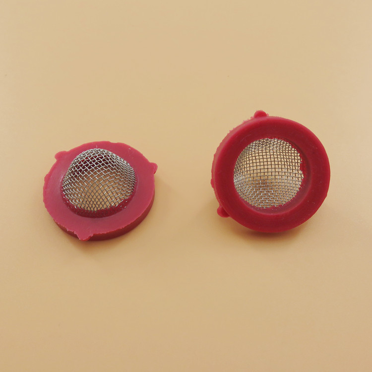 Red 6-point filter gasket, garden plastic hose joint, washing machine accessories, stainless steel gasket details Picture