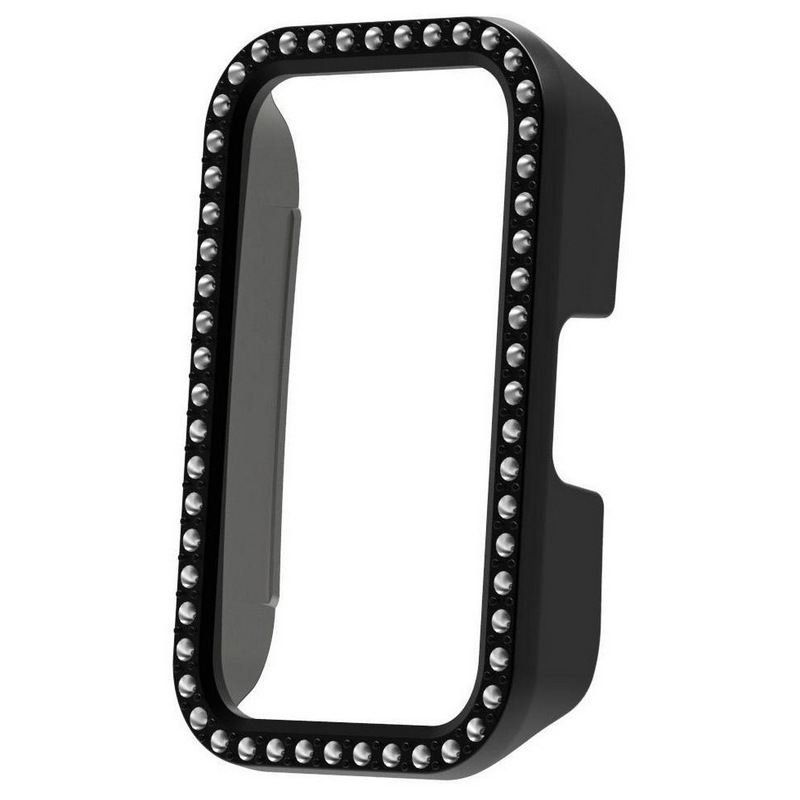 Huawei Redmi band 8/9NFC universal watch case band 10 single-row diamond watch protective case details Picture