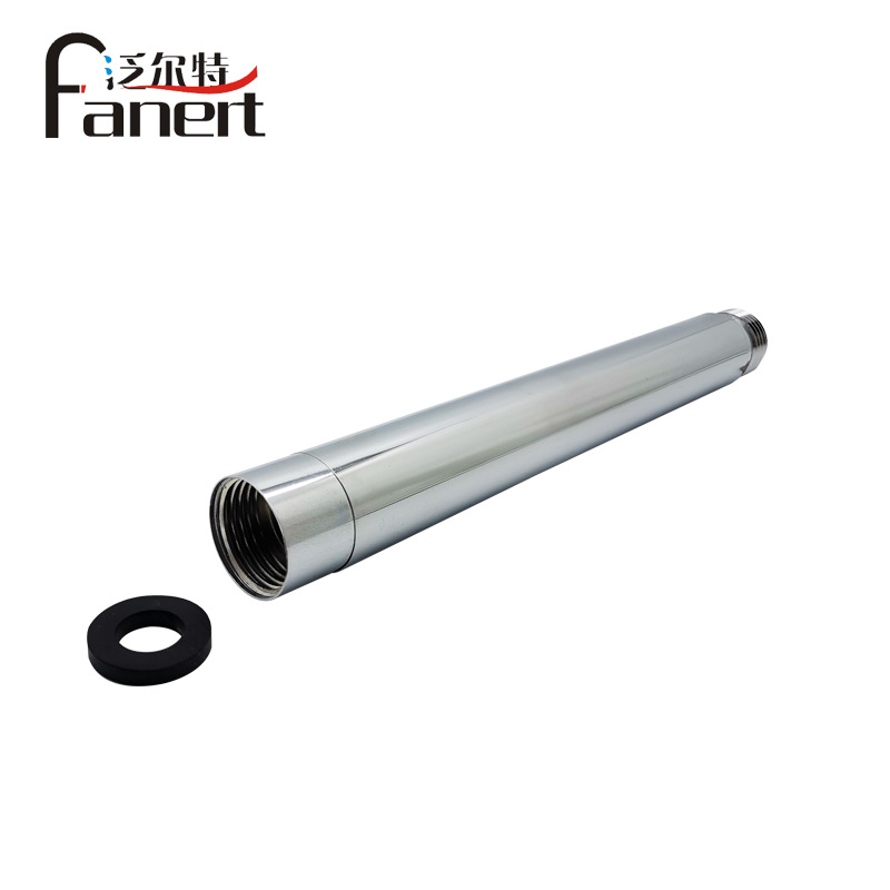 Circular chrome-plated hand-held shower head extender for foreign trade hotels, bathroom accessories Item Picture