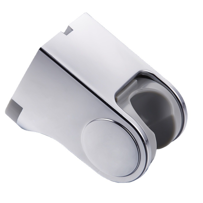Bathroom accessories: Adjustable shower head, movable electroplated wall base, handheld shower head bracket, fixed base Item Picture