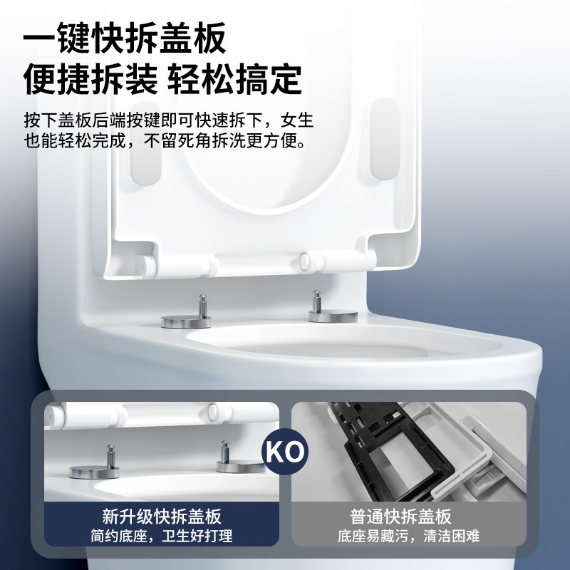 Toilet lid, household universal toilet seat cover accessories, universal toilet board, thickened seat gasket, old formula mother toilet Application Scenario
