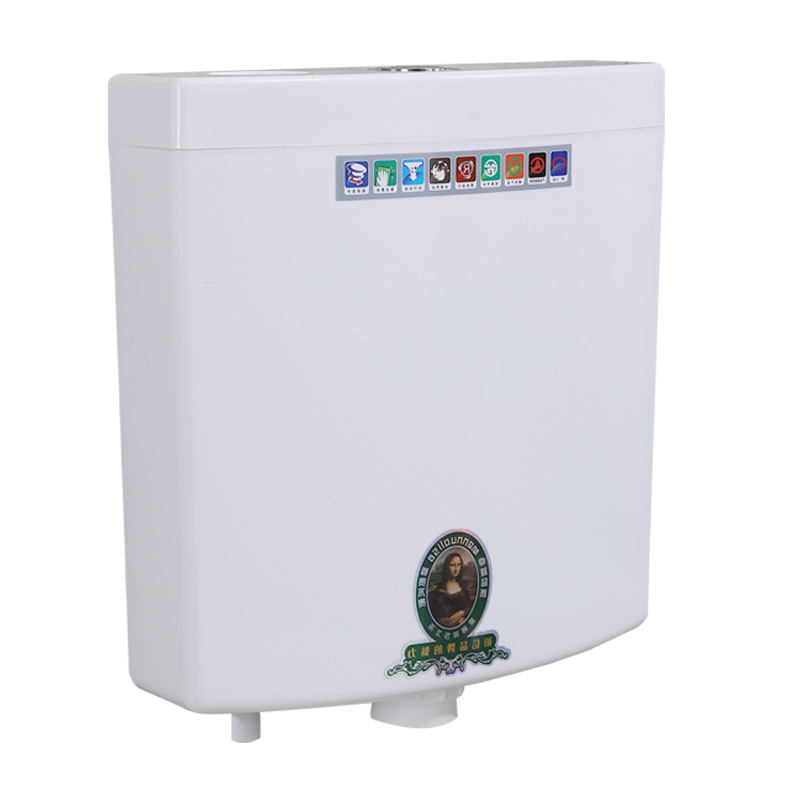 Household water tank, bathroom squat toilet, energy-saving toilet, water tank, squat toilet, water pumping, thickened wall-mounted toilet, water flushing tank Item Picture