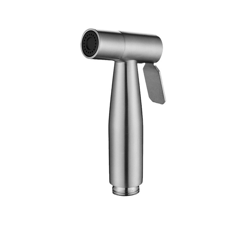 Toilet companion flushing gun, pressurized nozzle, cross-border stainless steel feminine washbasin, brushed gold and black toilet spray gun Item Picture