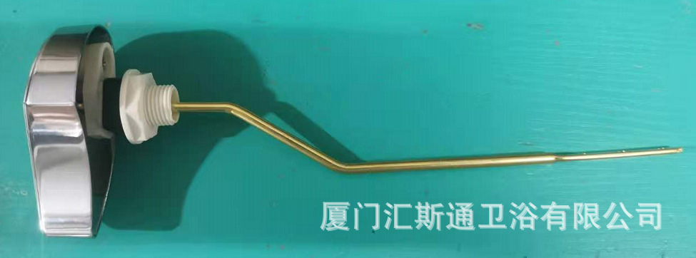 Toilet wrench, toilet bowl, toilet tank accessory, front side press water release switch, old-fashioned split toilet details Picture