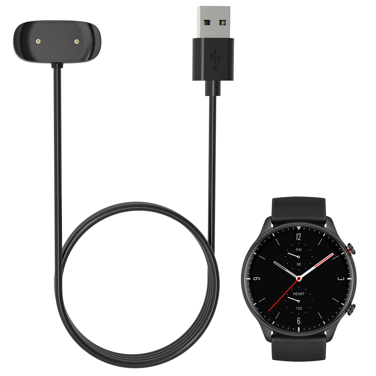 Compatible with Amazfit Pop Pro BIP U Huami GTR2 charging cable GTS2e mini charger details Picture