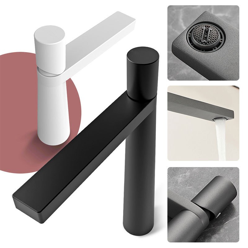Cross-border faucet, personalized pure copper, bathroom, washbasin, cold and hot all-copper, factory direct sales faucet Application Scenario
