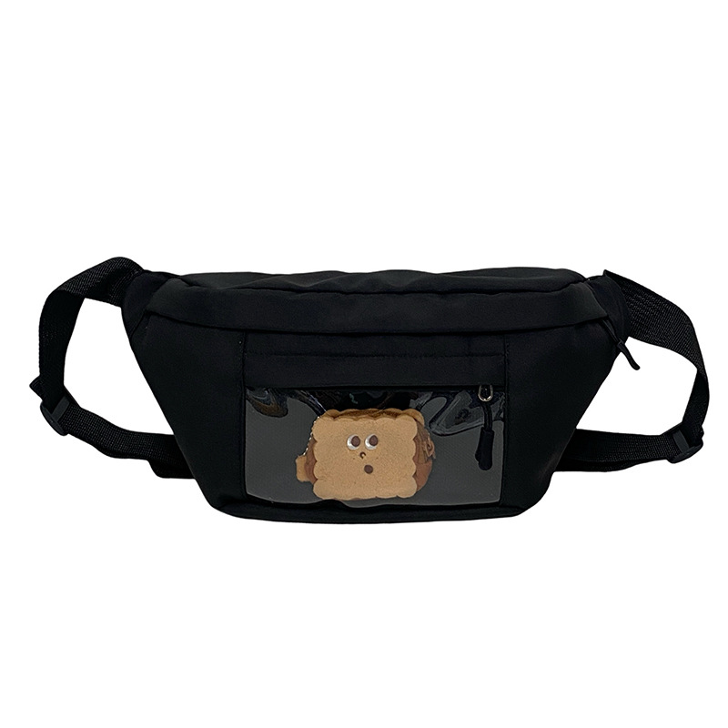 Japanese-style Instagram niche chest bags are selling well. Simple and versatile solid-color crossbody bags and Instagram student fresh single-shoulder bags are also selling well Item Picture