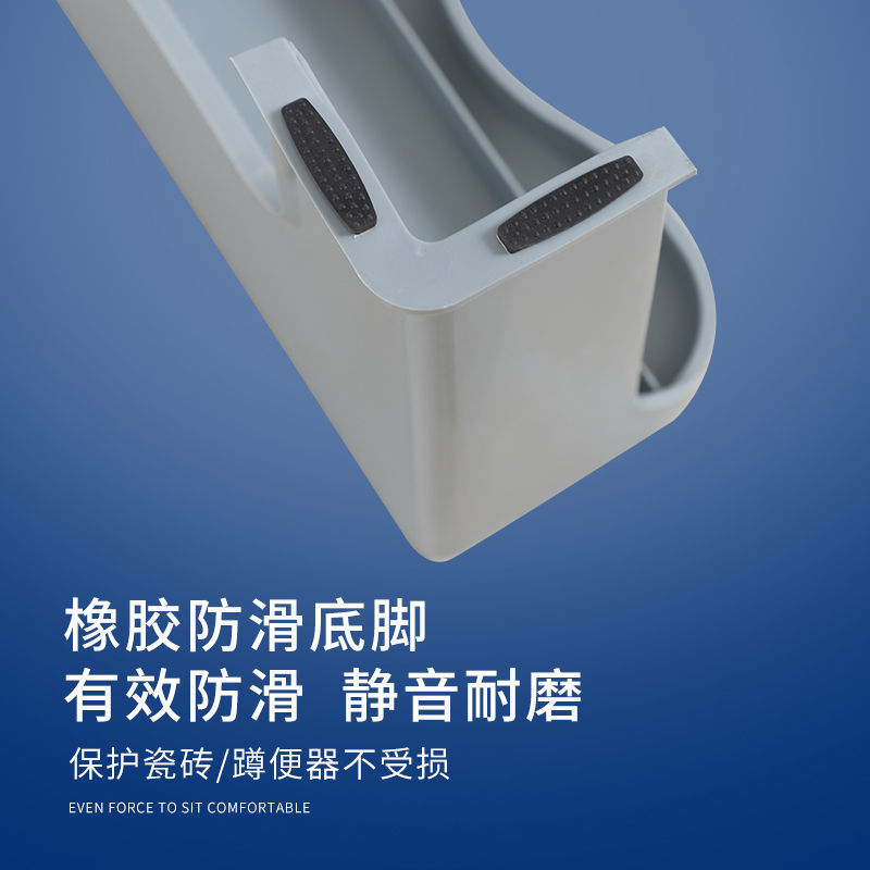 A portable and simple toilet seat for changing from squatting to sitting. It is a must-have for household squat toilets. It is suitable for children, pregnant women and the elderly Specification drawing