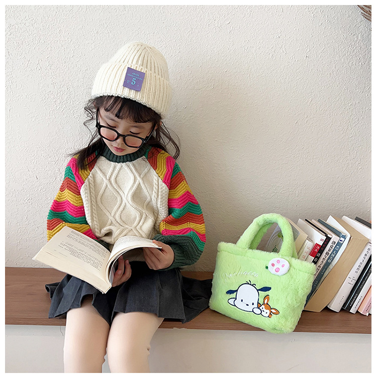 New cartoon large-capacity single-shoulder pen case, cute stationery bag, Sanrio makeup bag 2023, schoolbag, children's Instagram Application Scenario