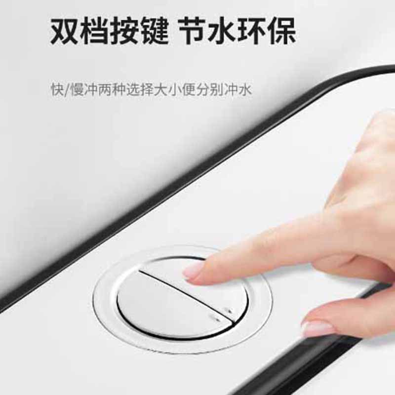 Factory direct sales, household bathroom squat toilet, toilet tank, large flushing force, thickened squat toilet, wall-mounted toilet, flushing tank details Picture