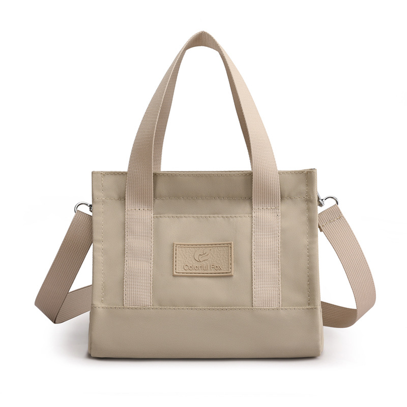 Factory wholesale waterproof nylon women's bags, fashionable, simple and individual crossbody bags, shopping handbags, versatile single-shoulder bags Item Picture