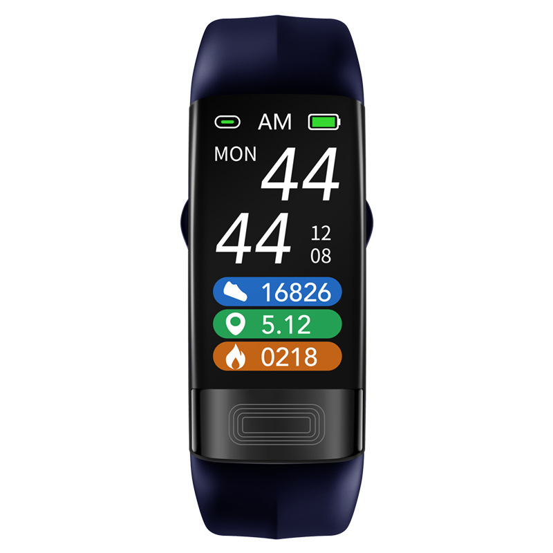 P11plus smart bracelet Heart rate, blood pressure and electrocardiogram test information push, step-counting exercise bracelet one-stop delivery Specification drawing