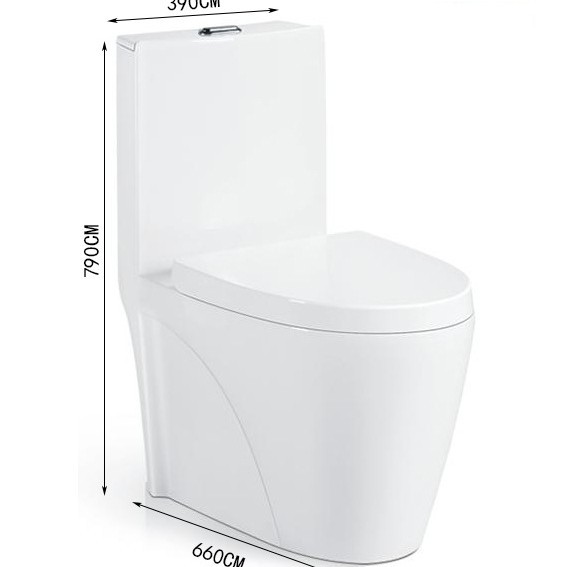 Household super vortex integrated toilet, thin cover anti-odor, small-sized apartment connected toilet, bathroom flush toilet, floor drain Application Scenario
