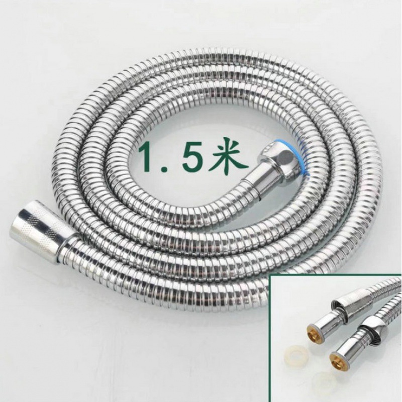 A complete set of stainless steel, brass shower hoses, water heater water pipes, shower head tubes, shower heads, and electroplated metal hoses Item Picture