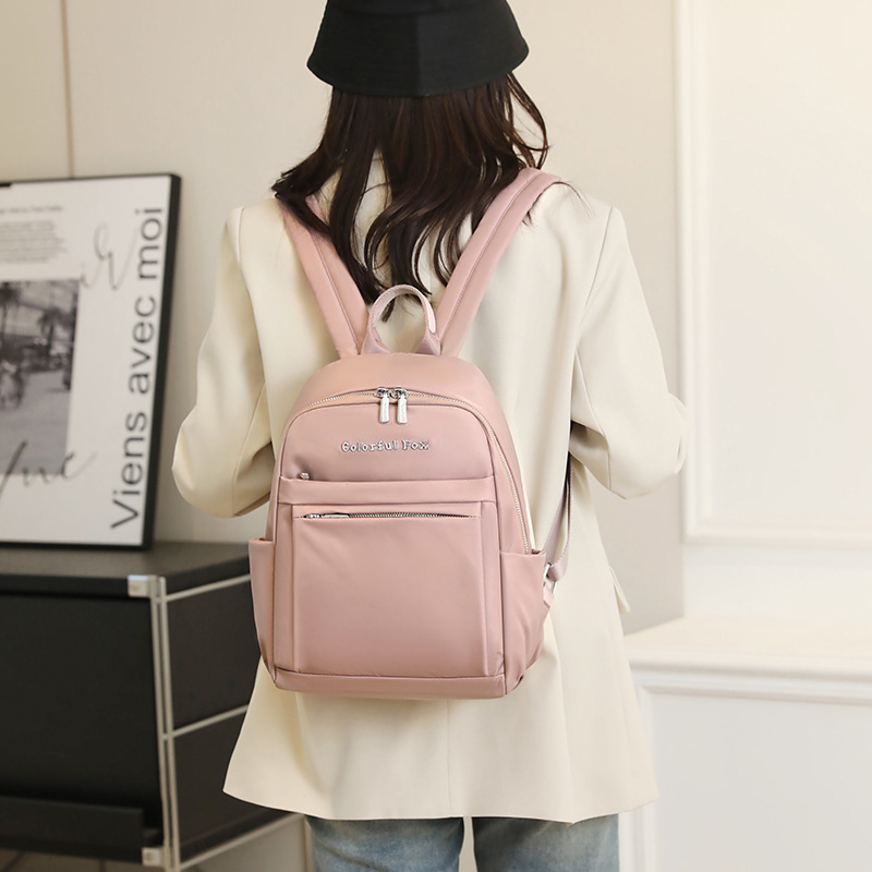 Colorful Fox's new large-capacity multi-layer backpack, a fashionable and trendy women's backpack, and an outdoor casual travel bag Specification drawing