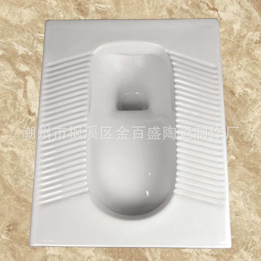 Ceramic squat toilet with water trap, direct sales from squat toilet manufacturer, toilet bowl, squat toilet, toilet bowl, Jinbaisheng Sanitary Ware 7225S Application Scenario