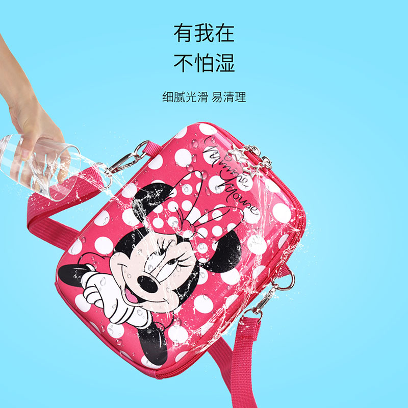 Cute cartoon Mickey and Minnie eggshell bag small backpacks, trendy small bags for boys and girls aged 1-6 in kindergartens Specification drawing