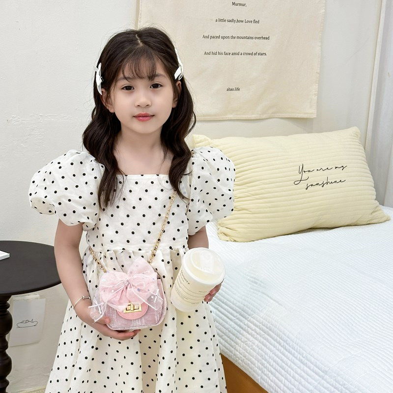 Children's cute chanel-style cartoon women's fashion trend crossbody bag, little princess cute rabbit crossbody bag, single-shoulder cute baby coin purse Specification drawing