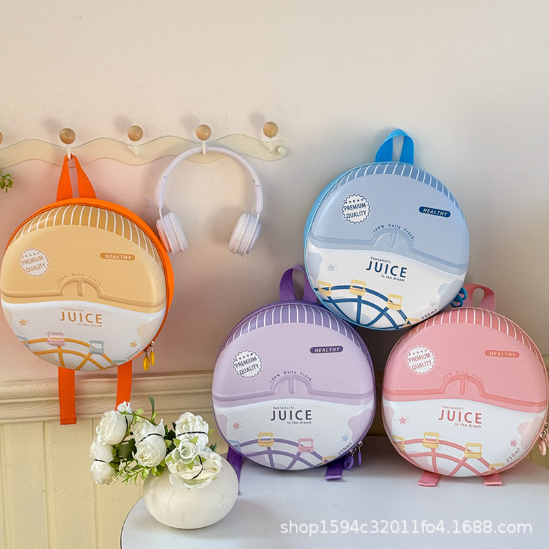 Kindergarten schoolbag cartoon eggshell for boys and girls in small and medium classes, anti-dirt and wear-resistant backpack details Picture