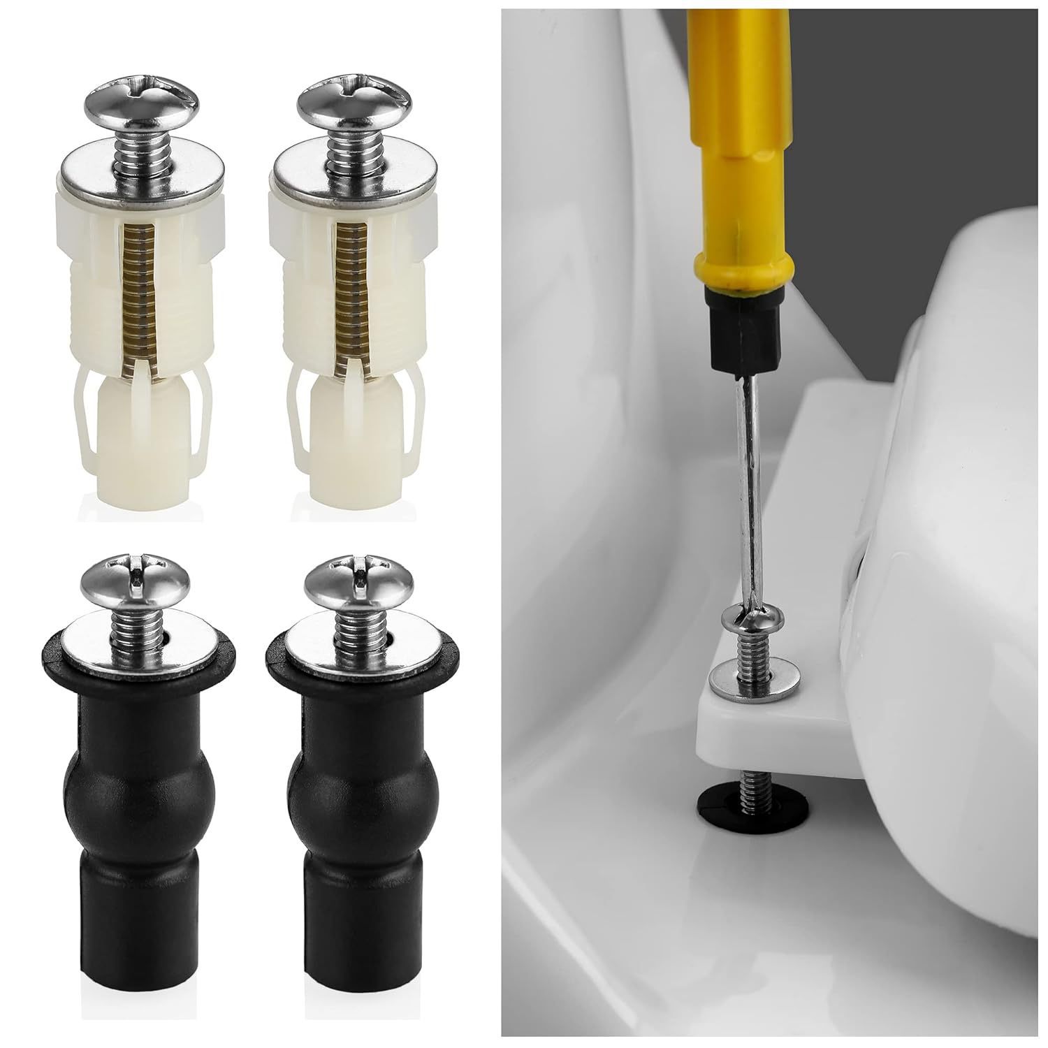 【 Factory 】 Smart toilet installation screws, toilet seat cover, expansion bolts, fixing accessories, expansion plugs, locking full figure
