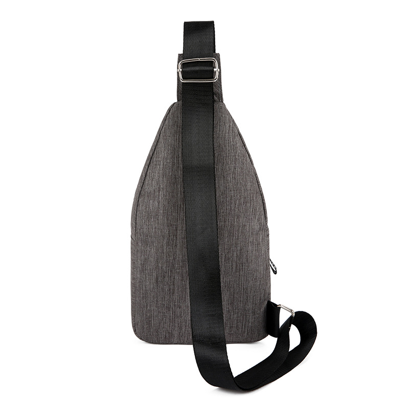 【 Physical Bestsellers 】 Men's chest bag, single-shoulder sport bag, crossbody bag, casual bag, Oxford cloth versatile men's bag Item Picture