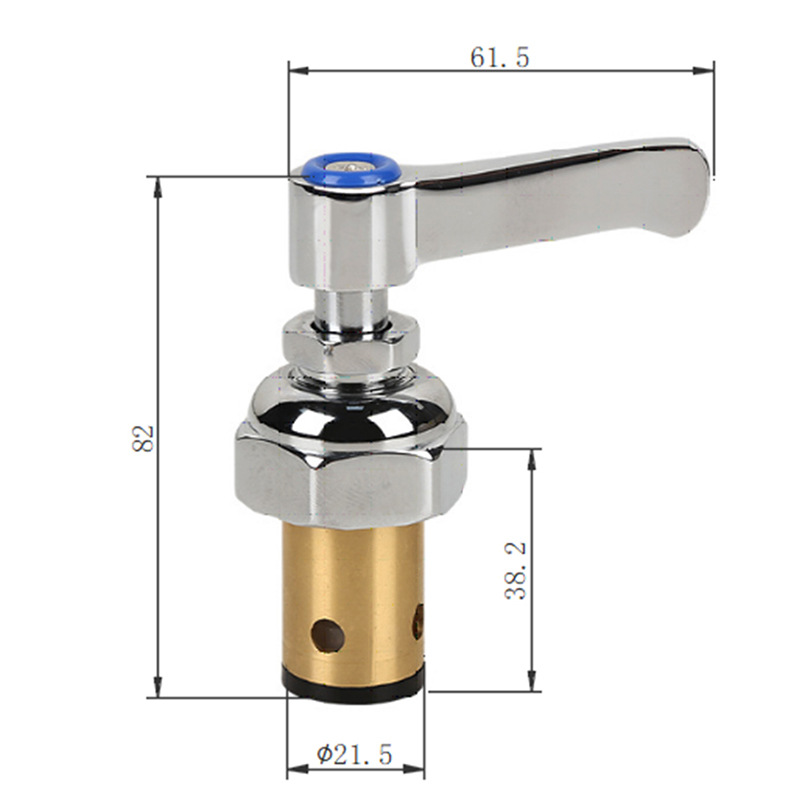 High-pressure valve core, showerhead faucet handle valve core, screw valve core, kitchen dishwasher pre-rinse faucet, copper valve core Application Scenario