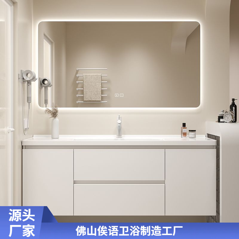 Household washbasin, washbasin, cabinet combination, washbasin, light luxury bathroom cabinet combination, washbasin, bathroom full figure