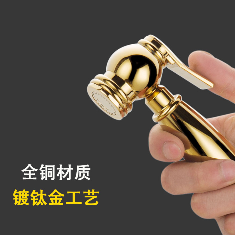 All-copper toilet companion, spray gun, washbasin, kitchen pressurized nozzle, toilet flush, water gun, bathroom faucet Application Scenario