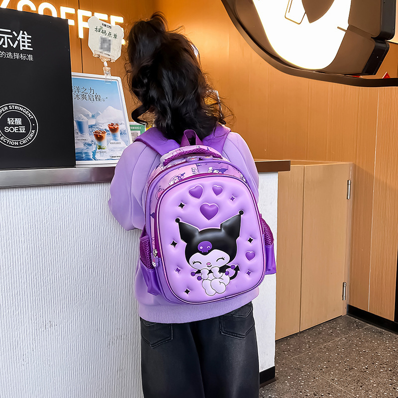 New cartoon and cute kindergarten schoolbag for boys and girls aged 2-5, Kulomi Small and Middle Class children's schoolbag 4 Specification drawing
