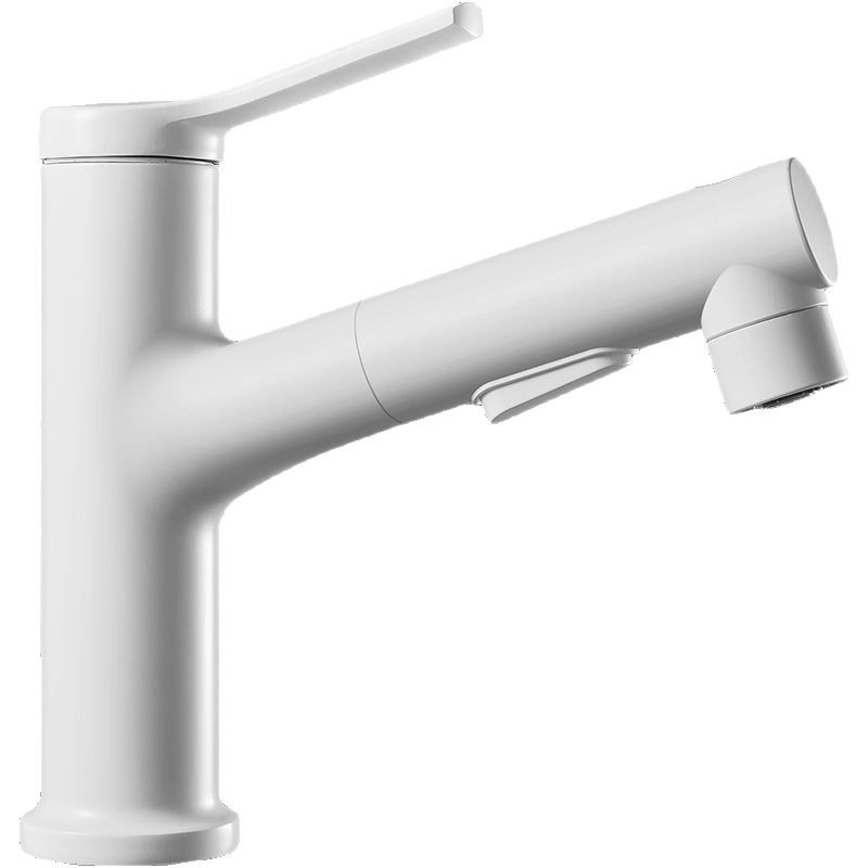 Bathroom washbasin faucet, cold and hot dual-purpose, pull-out bathroom cabinet, washbasin, countertop basin, household, all copper Item Picture