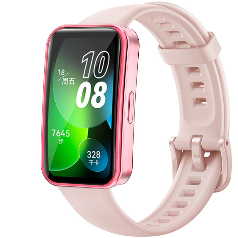 Compatible with Huawei Band BAND8/9 NFC universal Band10 case, electroplated shockproof tpu full-cover watch case details Picture
