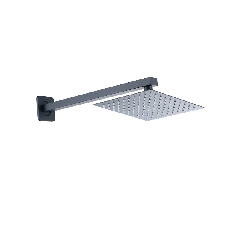 The wall-mounted concealed showerhead, top spray connection pipe, concealed showerhead arm, shower pipe, head bracket, and ceiling pipe rod are round and square Item Picture