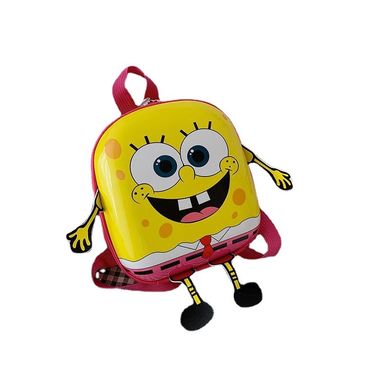 One-piece delivery of cute hard-shell schoolbags for boys and girls in the middle and small classes of kindergartens, featuring cartoon and anime eggshells Item Picture