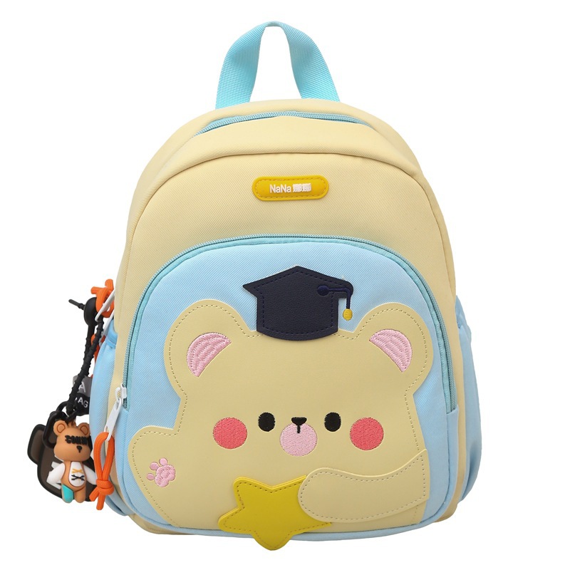 2025 New Style Kindergarten Schoolbag, Little Bear Lightweight Back-Protecting Children's Backpack 3-6, anti-Wandering Backpack for Boys and Girls 5 Item Picture
