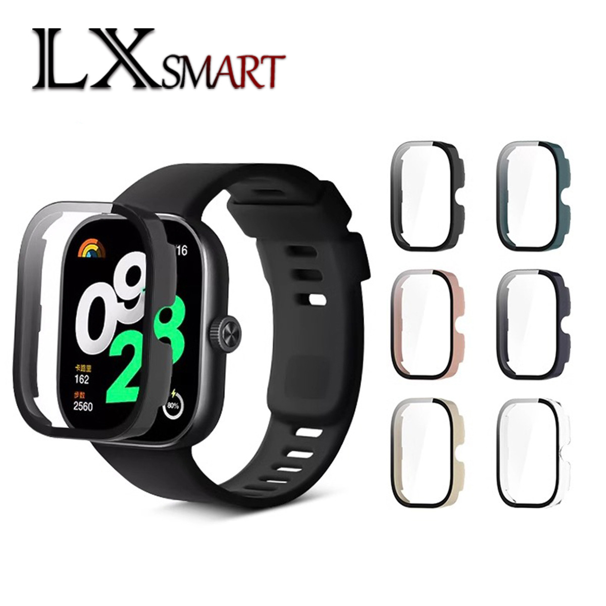 Suitable for Redmi Watch4 protective case watch4/5, Redmi Watch4 integrated case and film smart watch case full figure