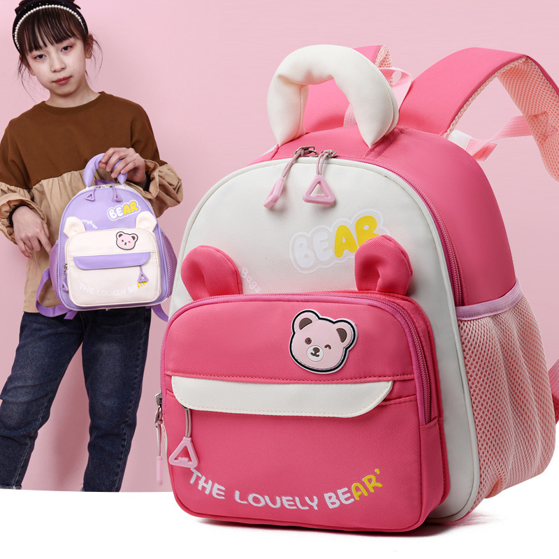 Children's schoolbags in Korean cartoon style, backpacks for kindergarten kids aged 3-5, travel backpacks for boys and girls in the middle and small classes Application Scenario