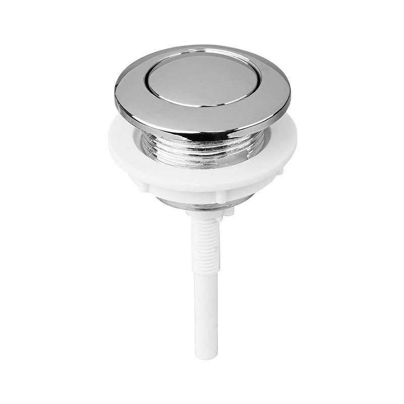 Circular electroplated flush toilet, single-button toilet bowl, old-fashioned water tank cover accessory, switch, water pressure pump, flush button Specification drawing