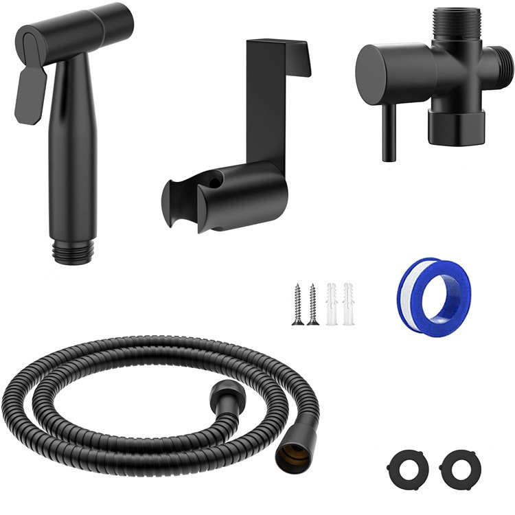304 stainless steel American standard toilet booster spray gun, cross-border European standard toilet and feminine washer 7/8 flush water distributor set Application Scenario