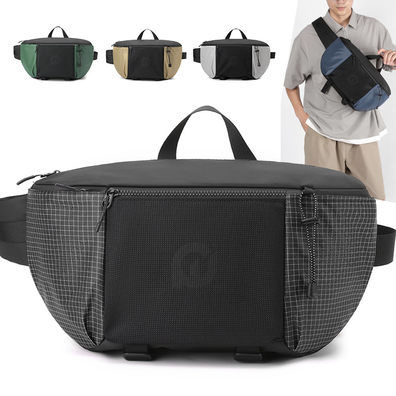 WEPOWER's new large-capacity multi-functional fashionable waist bag, outdoor sports single-shoulder bag, and unisex crossbody bag full figure
